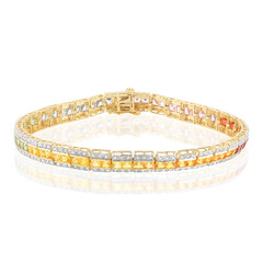 9K Yellow Sapphire Gold Bracelet