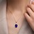 Collana in oro con Tanzanite AAA (CIRARI)