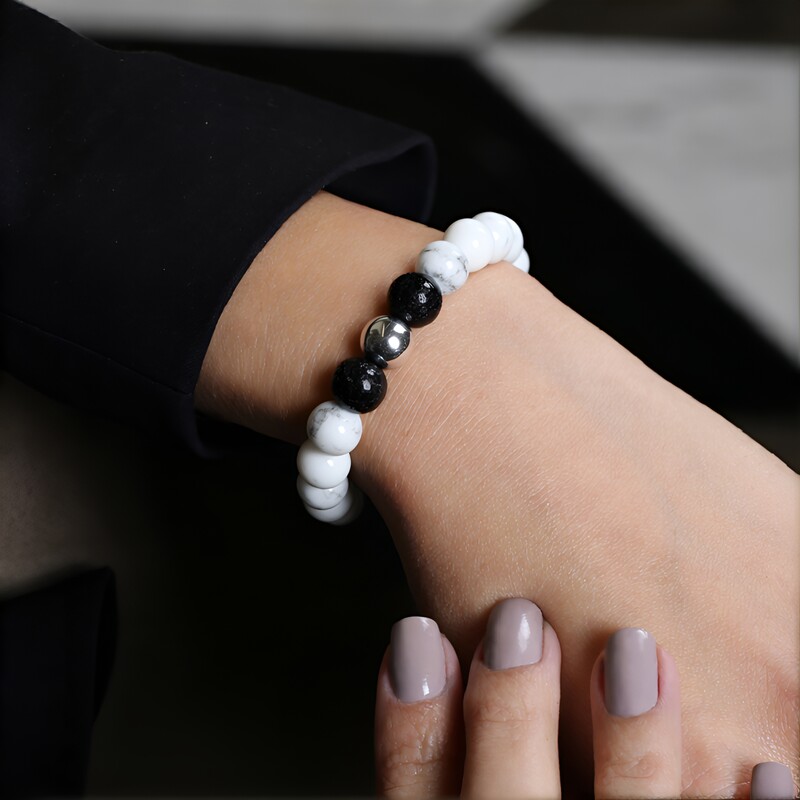 Bracciale con Howlite