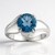 Anello in argento con Fluorite Braldu (Pallanova)