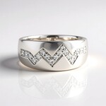 Anello in argento con Zircone