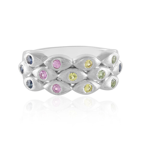 Anello in argento con Zaffiro Blu (de Melo)