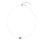 Rhodochrosite Silver Necklace