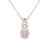 Collier en argent et Morganite