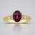 Anello in oro con Rodolite