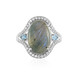 Bague en argent et Labradorite