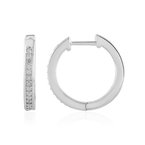 I2 (I) Diamant-Silberohrringe