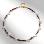 Collana in argento con Perla d'Acqua Dolce Bianca
