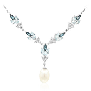 Collar en plata con Perla Freshwater