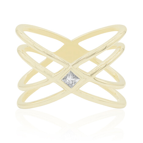 SI1 (G) Diamant-Goldring (Annette)