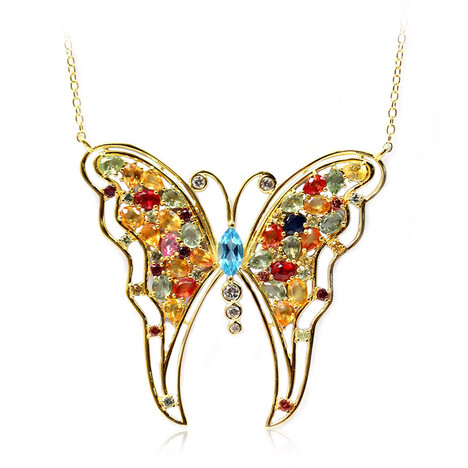 Edelstein-Silbercollier (Dallas Prince Designs)