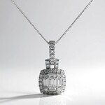 Collana in oro con Diamante SI1 (H) (CIRARI)