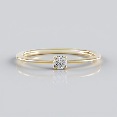 Bague en or et Diamant IF (G)