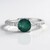 Anello in argento con Grandidierite