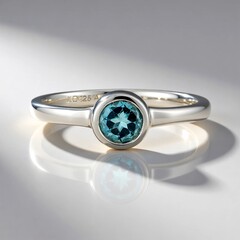 Anello in argento con Zircone Ratanakiri