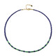 Collana in argento con Smeraldo Zambia