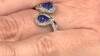 Bague en or et Tanzanite AAA