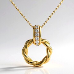Collana in oro con Diamante I1 (H)