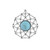 Pendentif en argent et Turquoise (dagen)
