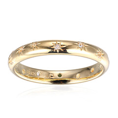 Anillo en plata con Topacio blanco