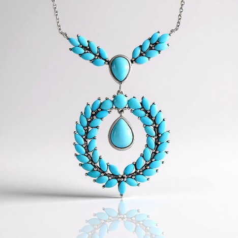Collana in argento con Turchese Sleeping Beauty