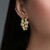 Boucles d'oreilles en argent et Zircon (MONOSONO COLLECTION)