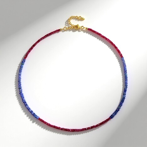 Collana in argento con Rubino