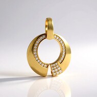 Ciondolo in argento con Zircone (MONOSONO COLLECTION)