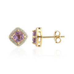 Amethyst-Silberohrringe
