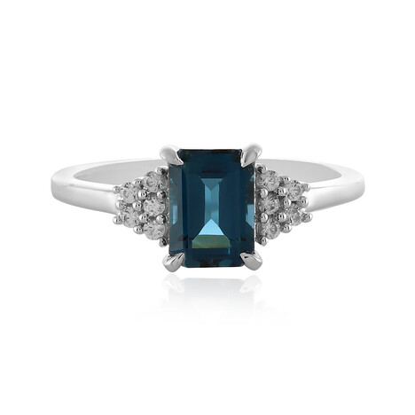London Blue Topaz Silver Ring