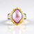 Anello in argento con Perla Mabe Rosa (Gems en Vogue)