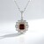 Collana in argento con Granato d’India (Dallas Prince Designs)