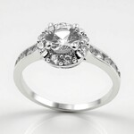 Anello in argento con Danburite