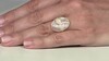Zilveren ring met een Witte Agaat (Bali Barong)