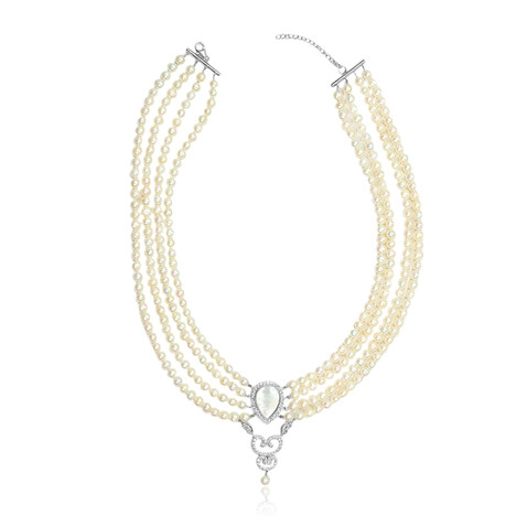 Collar en plata con Nácar