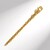 Estensore per collane in Argento 925 placcato Oro giallo - 6 cm - 0,95 g