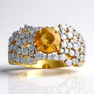 Anello in argento con Sfalerite (de Melo Essence)