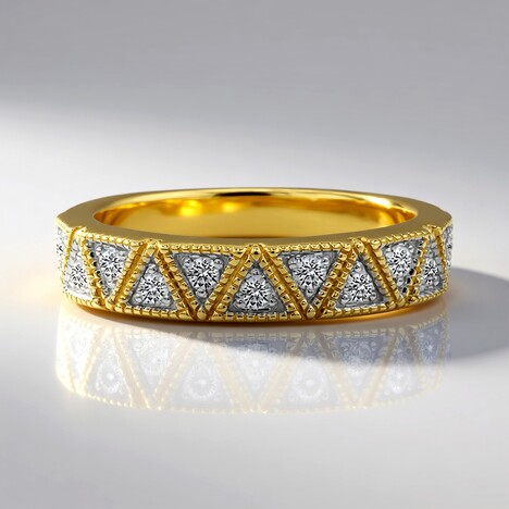 Anello in oro con Diamante SI1 (G) (Annette)