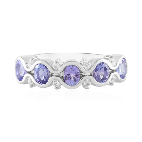 Anello in argento con Tanzanite
