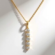 Collar en oro con Diamante SI1 (H) (CIRARI)