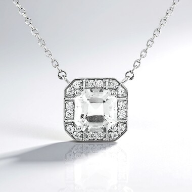 Petalit-Silbercollier
