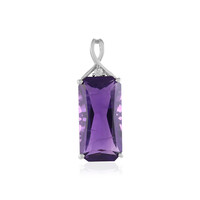 Pendentif en argent et Améthyste de Sibérie