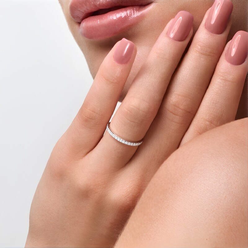 Anello in oro con Diamante SI1 (H) (CIRARI)