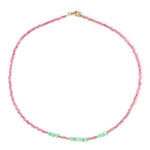 Collana in argento con Crisoprasio