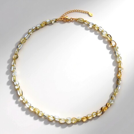 Collana in argento con Citrino