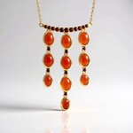 Collier en argent et Cornaline (KM by Juwelo)