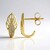 Orecchini in oro con Diamante I2 (H) (Ornaments by de Melo)