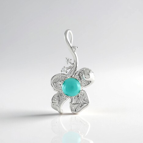 Ciondolo in argento con Turchese