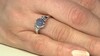 Bague en argent et Tanzanite