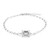 White Topaz Silver Bracelet